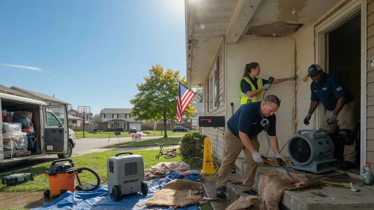 Water Damage Restoration in Trafalgar, IN near me